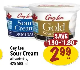 Farm Boy Gay lea sour cream offer