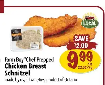 Farm Boy Farm boy chef-prepped chicken breast schnitzel offer