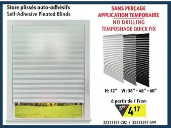 Sushi Shop Self-adhesive pleated blinds offer