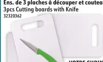 Sushi Shop 3pcs cutting boards with knife offer