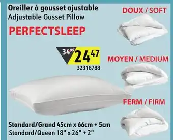 Hart Adjustable gusset pillow offer