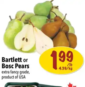 Farm Boy Bartlett or bosc pears offer