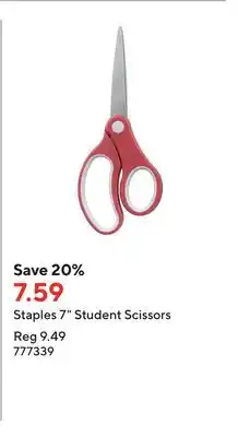 Staples Staples 7 student scissors offer