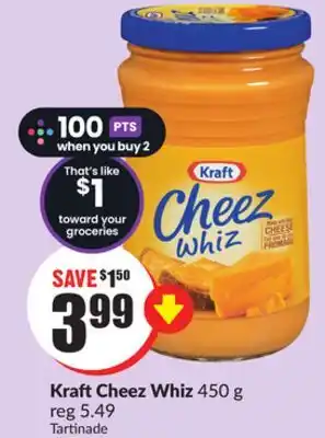 FreshCo Kraft chez whiz 450 g offer