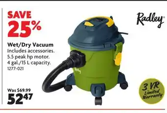 Home Hardware Wet/dry vacuum offer