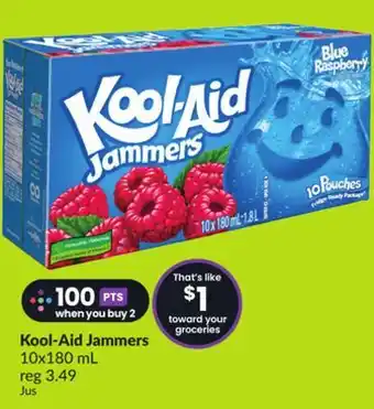 FreshCo Kool-aid jammers 10x180 ml offer