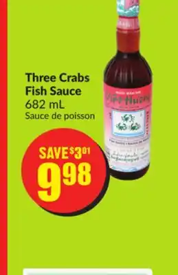FreshCo Three crabs fish sauce 682 ml offer