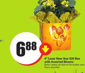 FreshCo 4 lunar new year gift box with assorted blooms offer