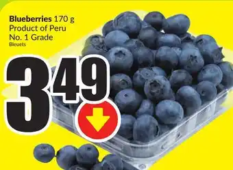 FreshCo Blueberries 170g product of peru offer