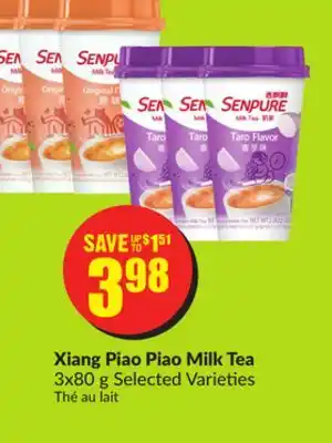 Chalo FreshCo Xiang piao piao milk 3x80 g selected varieties offer