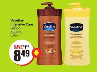 Chalo FreshCo Vaseline intensive care lotion 600 ml offer