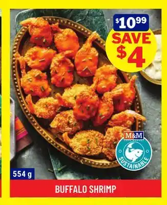 M & M Food Market Buffalo shrimp offer