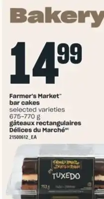 Valu-mart Gâteaux rectangulaires délices du marché, 675-770 g offer