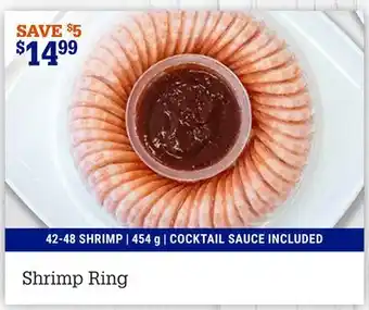M & M Food Market Shrimp ring offer