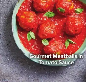 M & M Food Market Gourmet meatballs in tomato sauce offer