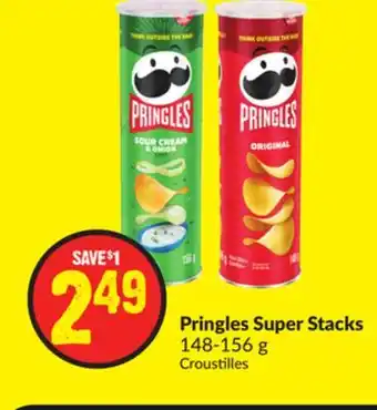 Chalo FreshCo Pringles super stacks 148-156 g offer
