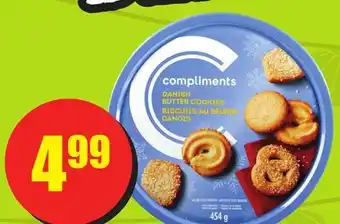 Chalo FreshCo Compliments danish butter cookies 454 g offer
