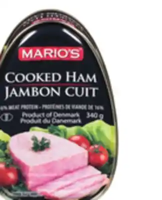 Giant Tiger Mario's canned meat offer