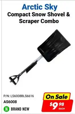 Factory Direct Arctic sky compact snow shovel & scraper combo offer