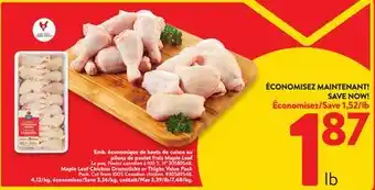 Walmart Maple leaf chicken drumsticks offer