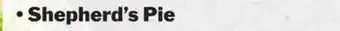 M & M Food Market Shepherd's pie offer