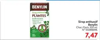 Walmart Benylin offer