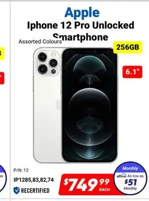 Factory Direct Apple iphone 12 pro unlocke smartphoned offer