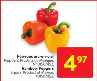 Walmart Rainbow peppers offer