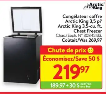 Walmart Arctic king 3.5-cu. ft. chest freezer offer