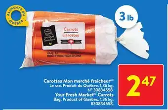 Walmart Your fresh market carrots offer