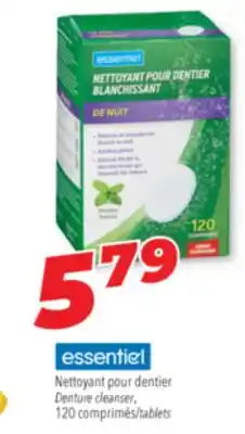 Familiprix Essentiel denture cleanser offer