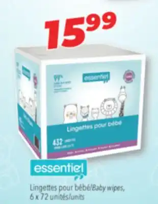 Familiprix Essentiel baby wipes offer