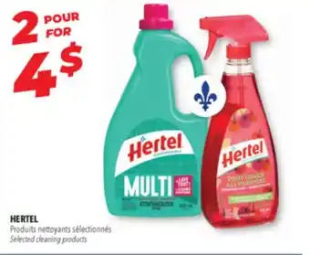 Familiprix Hertel selected cleaning products offer