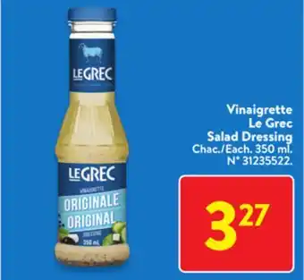 Walmart Le grec salad dressing offer