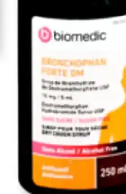 Familiprix Biomedic dry cough syrup offer