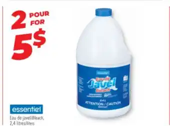 Familiprix Essentiel bleach offer