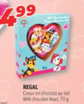 Familiprix Regal milk chocolate heart offer