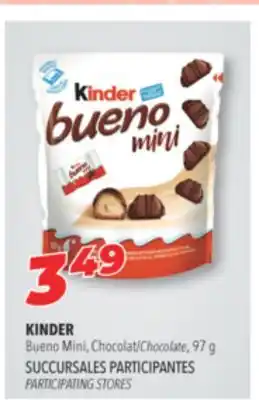 Familiprix Kinder chocolate offer