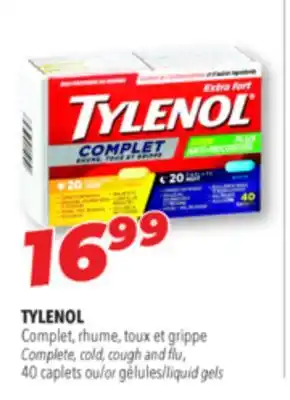 Familiprix Tylenol complete cold cough and flu offer