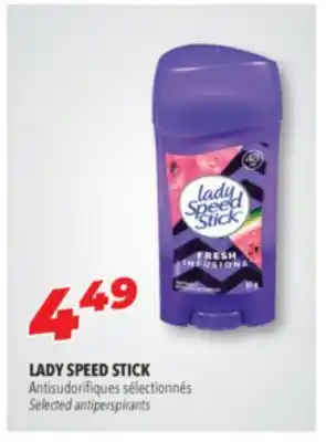 Familiprix Lady speed stick selected antiperspirants offer