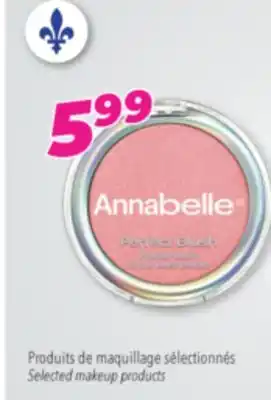 Familiprix Annabelle makeup products offer