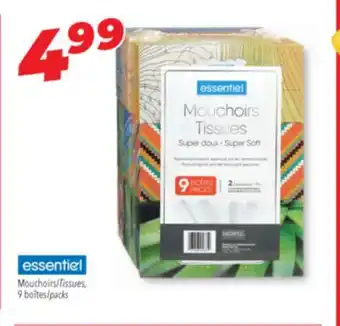 Familiprix Essentiel tissues offer