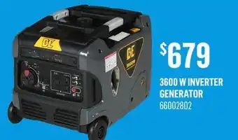 Canac 3600 w inverter generator offer