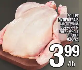 Marche Ami Poulet entier frais | fresh whole chicken offer