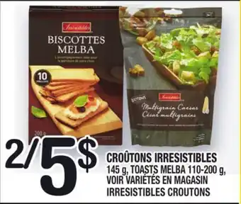 Marche Ami Croûtons irresistibles | irresistibles croutons offer
