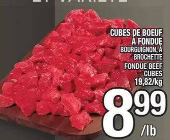 Marche Ami Cubes de boeuf à fondue | fondue beef cubes offer