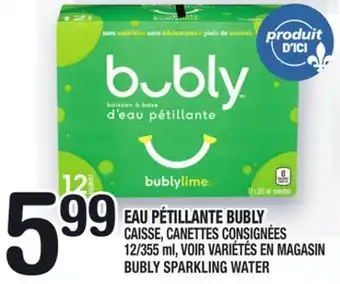 Marche Ami Eau pétillante bubly | bubly sparkling water offer