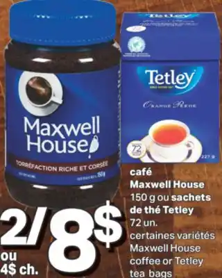 L'Intermarché Café 150 g ou sachets de thé offer