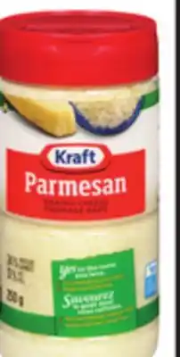 Giant Tiger Kraft parmesan cheese offer