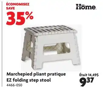 Home Hardware Marchepied pliant pratique ez folding step stool offer